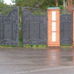Сварные металлические ворота 16